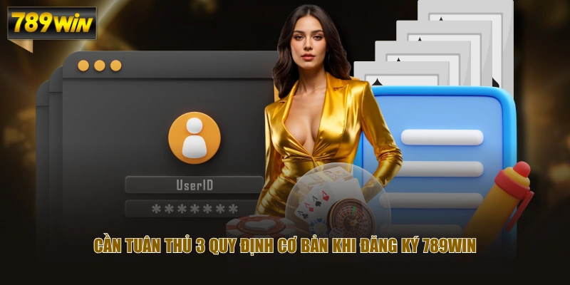 Cần tuân thủ 3 quy định cơ bản khi đăng ký 789WIN